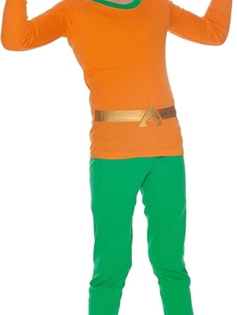 JUSTICE LEAGUE Boys Aquaman Cotton Costume Pajama Set